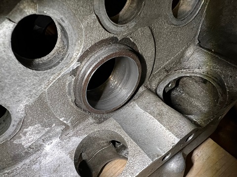 Ironhead pinion shaft bearing race