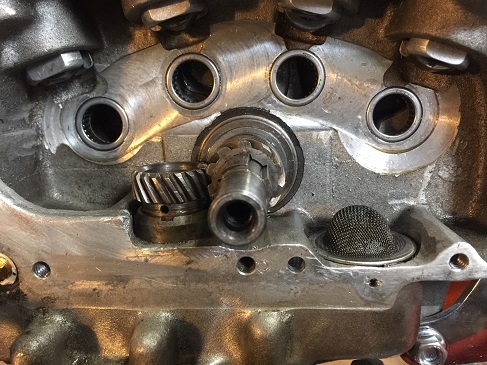 remove and install Sportster cam needle bearings