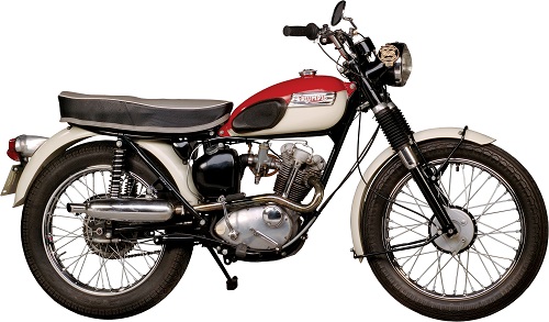 Vintage Triumph Tiger Cub