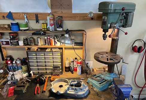 drill press for motorcycle repair