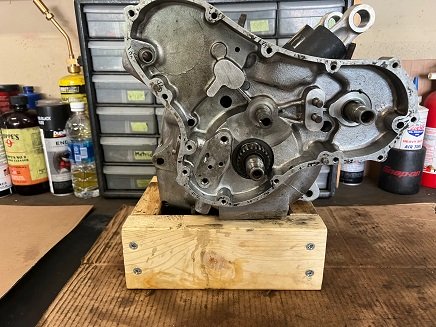 homemade engine work stand