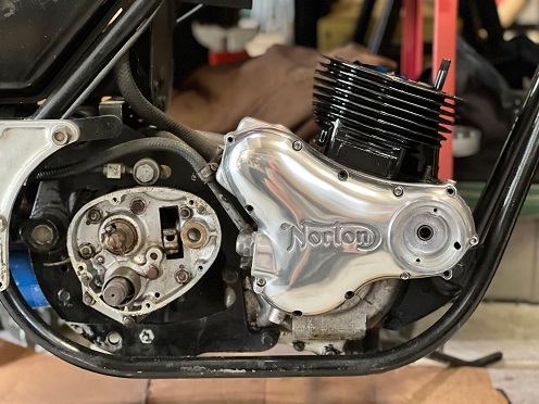 British motorcycle restoration