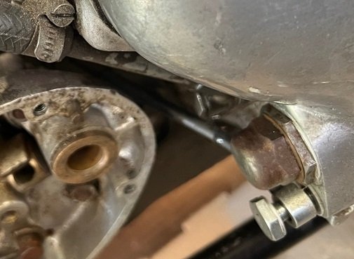 timing cover removal on Norton Commando motorcycle